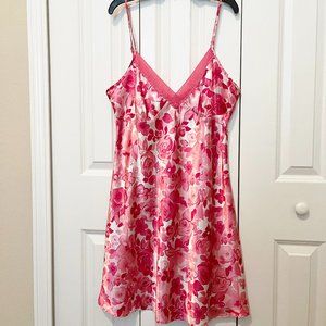Liz Claiborne | Intimates u0026 Sleepwear | Liz Claiborne Pink Floral Night Gown  Dress Size L New | Poshmark